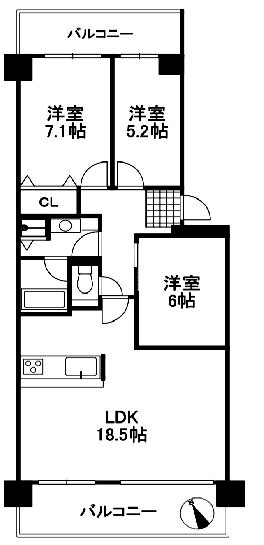 【間取り】 | イトーピア泉北深井