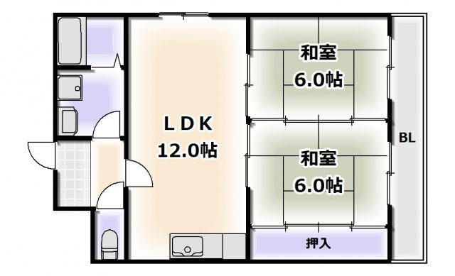 【間取り】 | ラ・ドルチェ
