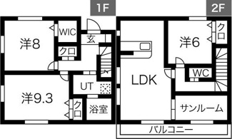 【間取り】 | ウィステリアA