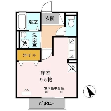 アミティエ下野田の間取り