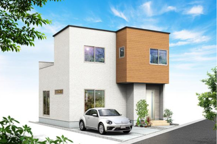 売新築戸建　中央区葵西一丁目の外観パース