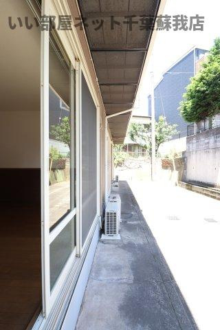 グランメール葛城のバルコニー|陽当たり良好なバルコニーです