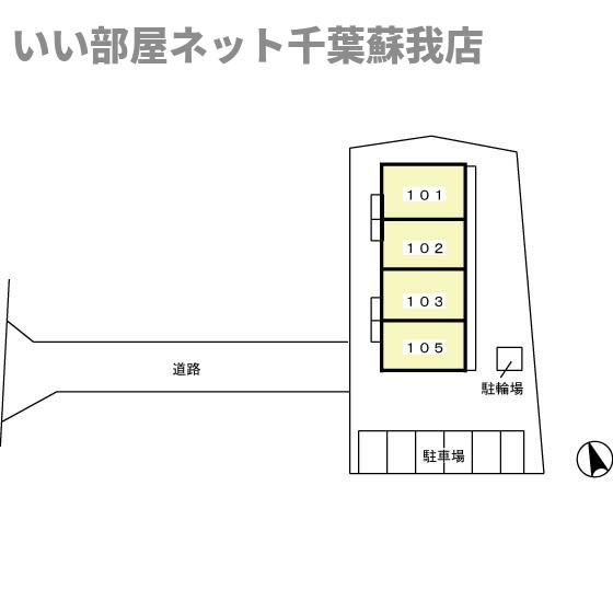 グランメール葛城の区画図
