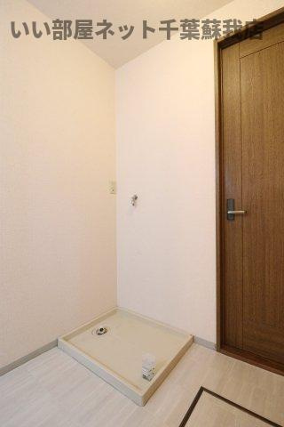 グランメール葛城の洗面所|洗濯機置場