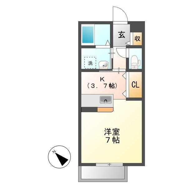 エルメゾン寿町の間取り