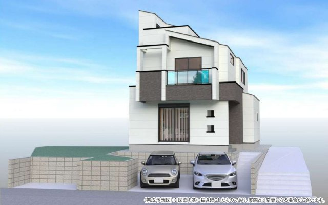 横浜市港北区小机町 新築戸建て【仲介手数料無料】カースペース2台