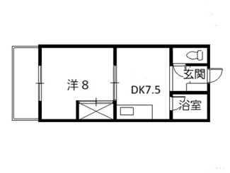【間取り】 | 第５鍵山ビル