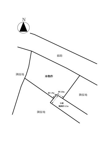 牟礼町牟礼　土地の土地図