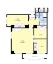 【間取り】 | 南西角部屋・ＬＤＫ約２０帖・Ｈ２９年４月室内改装履歴有