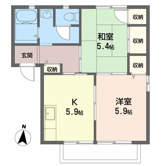 【間取り】 | ディアス大澤