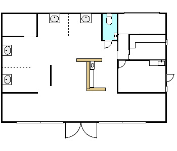 舞木町貸店舗の間取り