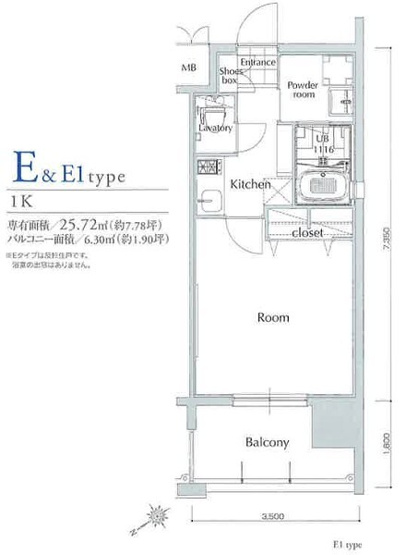 【間取り】 | エンクレスト県庁前