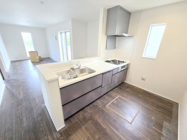 リナージュ　瑞穂町二本木　新築　全5棟　3号棟のキッチン