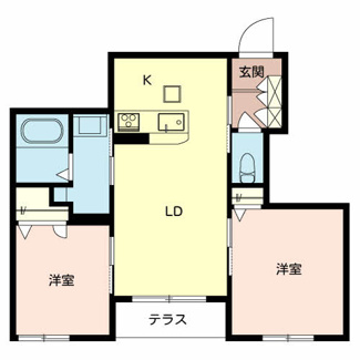 【間取り】 | シエルＩ．Ｋ