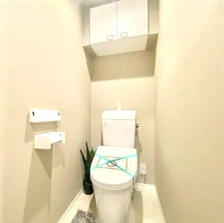 浜町グランドハイツ　9階　リ　ノベーション済のトイレ