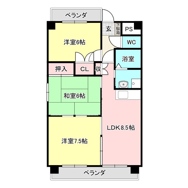ラ・ミノールの間取り
