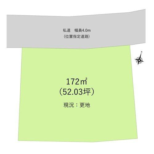 朝霞市根岸台７丁目の売地の土地図|約52坪のゆとりの広さ、南側ひな壇につき日当たりの良い立地です。
建築条件はありません、お好みのハウスメーカーで建築可能です。
資料請求や現地案内など、お気軽にお問い合わせください。