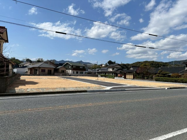 プランタウン清末鞍馬Ⅲの前面道路含む現地写真|現地前面道路