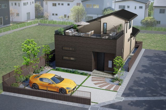 プランタウン清末鞍馬Ⅲの区画図