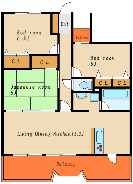 グレーシィ加古川の間取り