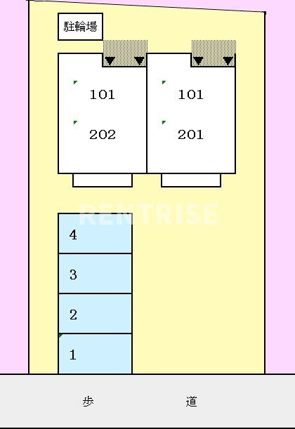 フィオーレの駐車場|駐車場