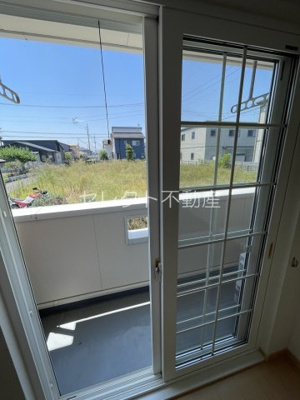 【バルコニー】 | エスポワール　Ａ | 広々としたバルコニーです