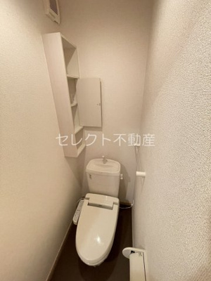 【トイレ】 | エスポワール　Ａ | シンプルで使いやすいトイレです