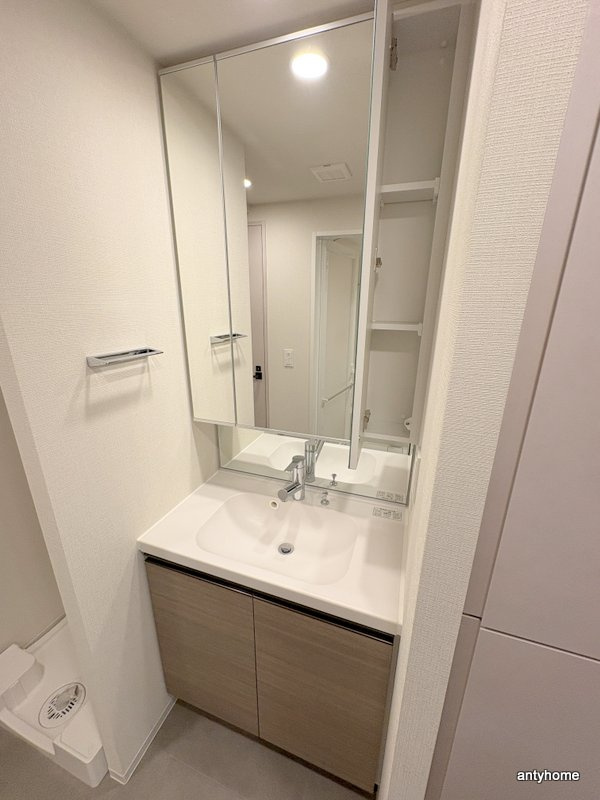 コンフォリア・リヴ本町WEST Ｑ　仲介手数料無料の洗面所