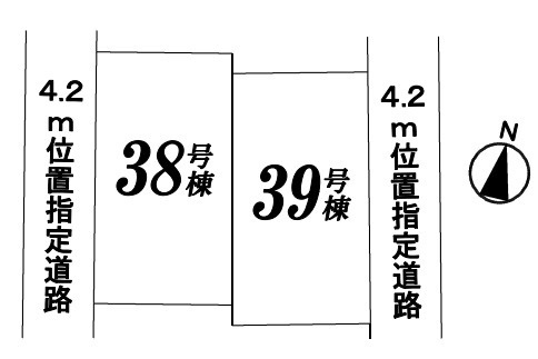 入間市南峯　39号棟　新築戸建の区画図