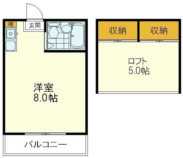 【間取り】 | メゾンド鷹の台