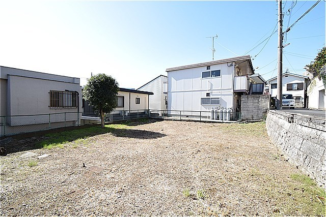 売土地　根岸台７丁目の外観|現況：更地（撮影2020年2月）
高台の為、陽当り、眺望良好です