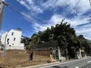 渋谷区南平台町　建築条件付売地の前面道路含む現地写真