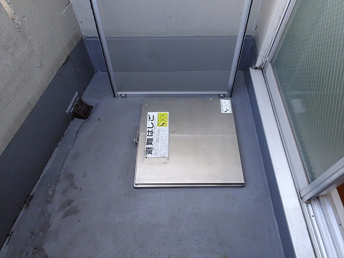 櫻井フラットのバルコニー