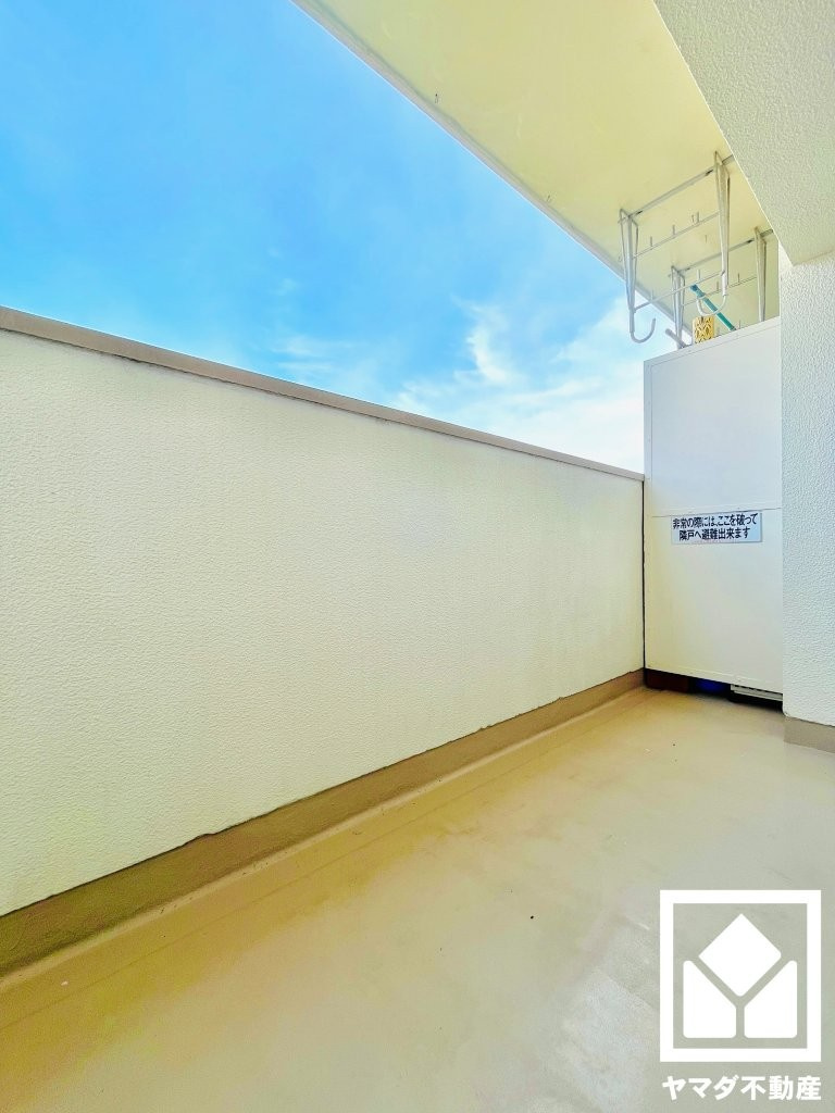 九条住宅A棟のバルコニー