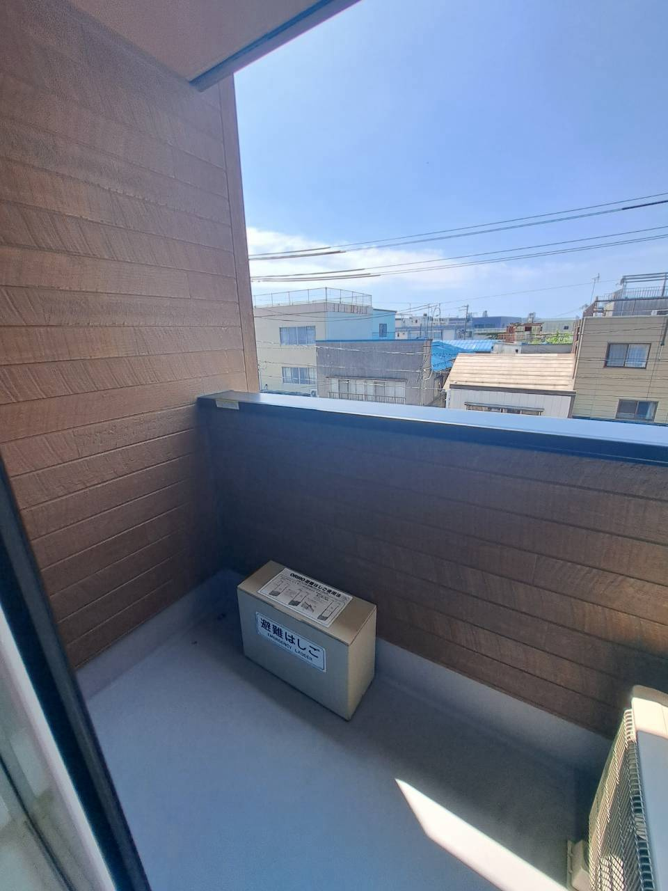 New　port　villaのバルコニー