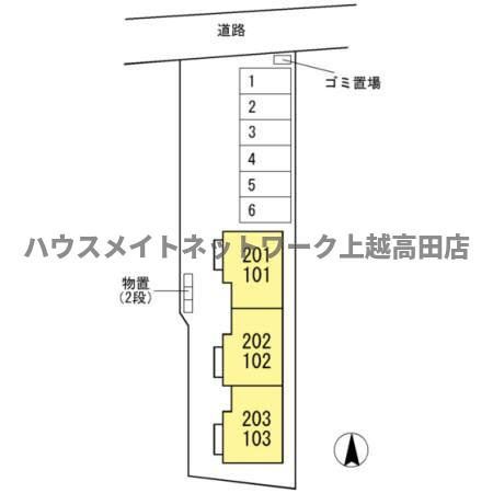 ドゥ プラージュの区画図|配置図