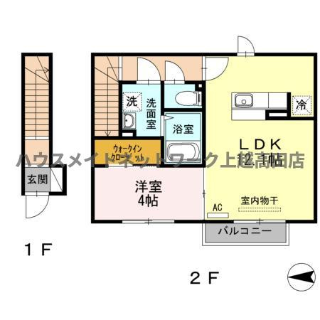 ドゥ プラージュの間取り|間取図