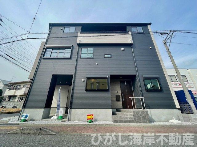 茅ヶ崎市出口町　新築戸建　全２棟の外観|現地外観