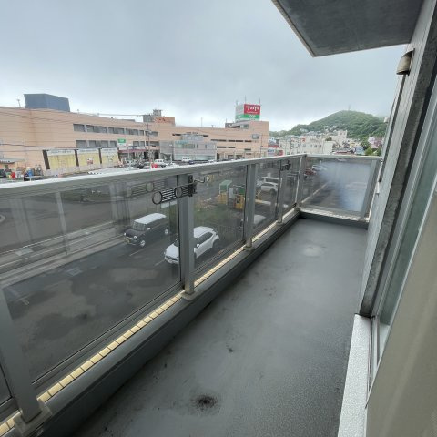 プレジャー室蘭駅前Ⅱのバルコニー