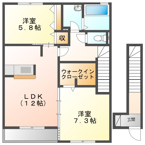 グランパの間取り