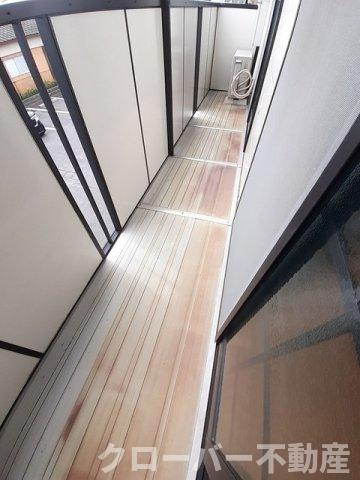 エイトパル　Ｂのバルコニー