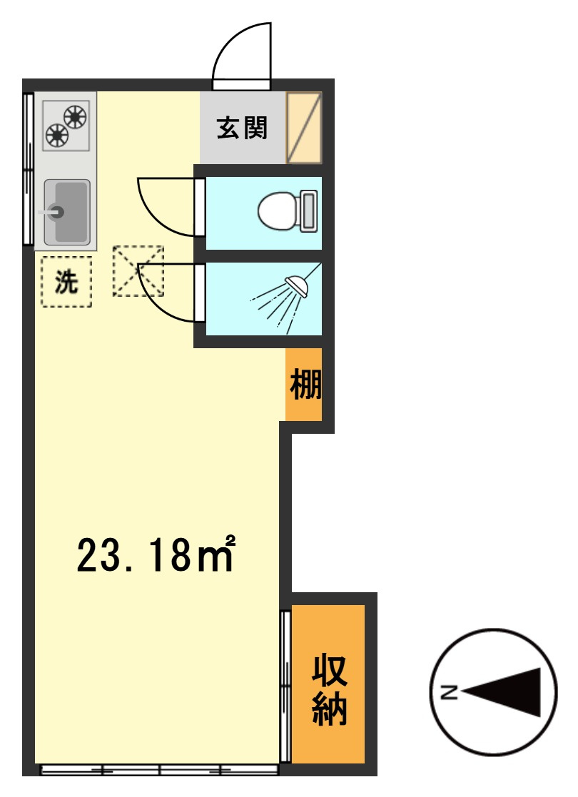 b.a.rの間取り