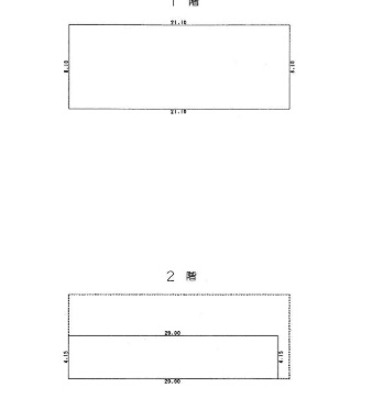 亀岡市大井町　倉庫の区画図