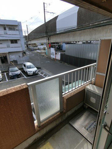 カースル安田のバルコニー