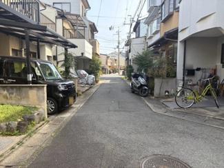 【前面道路含む現地写真】 | 右京区太秦西野町　建築条件なし
