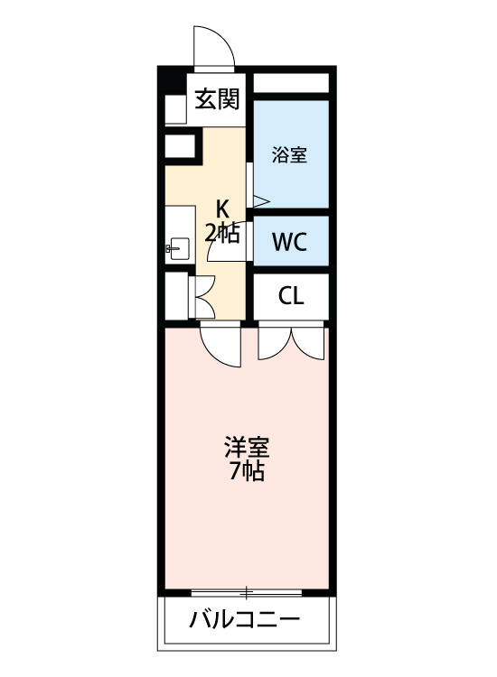 パレス三宝　　刈谷市近郊の賃貸はクラスホーム刈谷店の間取り