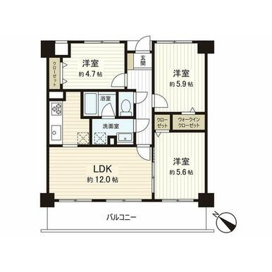 【間取り】 | サーパス藤沢湘南台第2