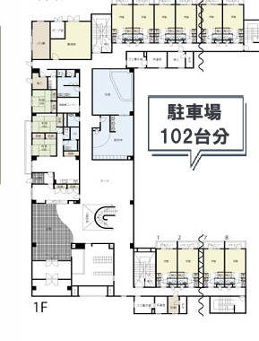 野洲市上矢　寮の間取り