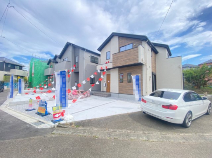 祝　成約済み　八王子市　石川町　新築戸建て　１期の外観|～仲介手数料無料☆八王子ひなた不動産～八王子市町石川町　新築戸建て
