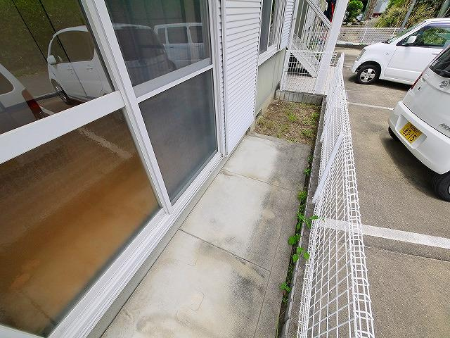 司ハイツのバルコニー|広々としたバルコニーです